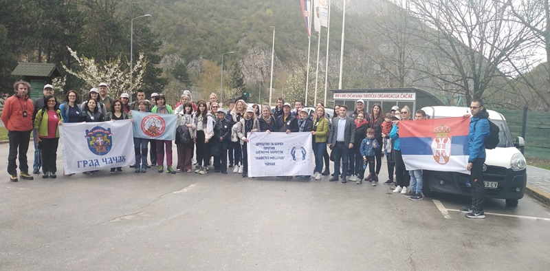 Удружење „Плави круг” у Чачку: Шетњом до Бањског потока за превенцију дијабетеса